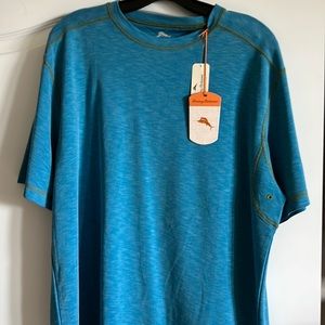 Tommy Bahama Tee - Dark Turquoise- Size L